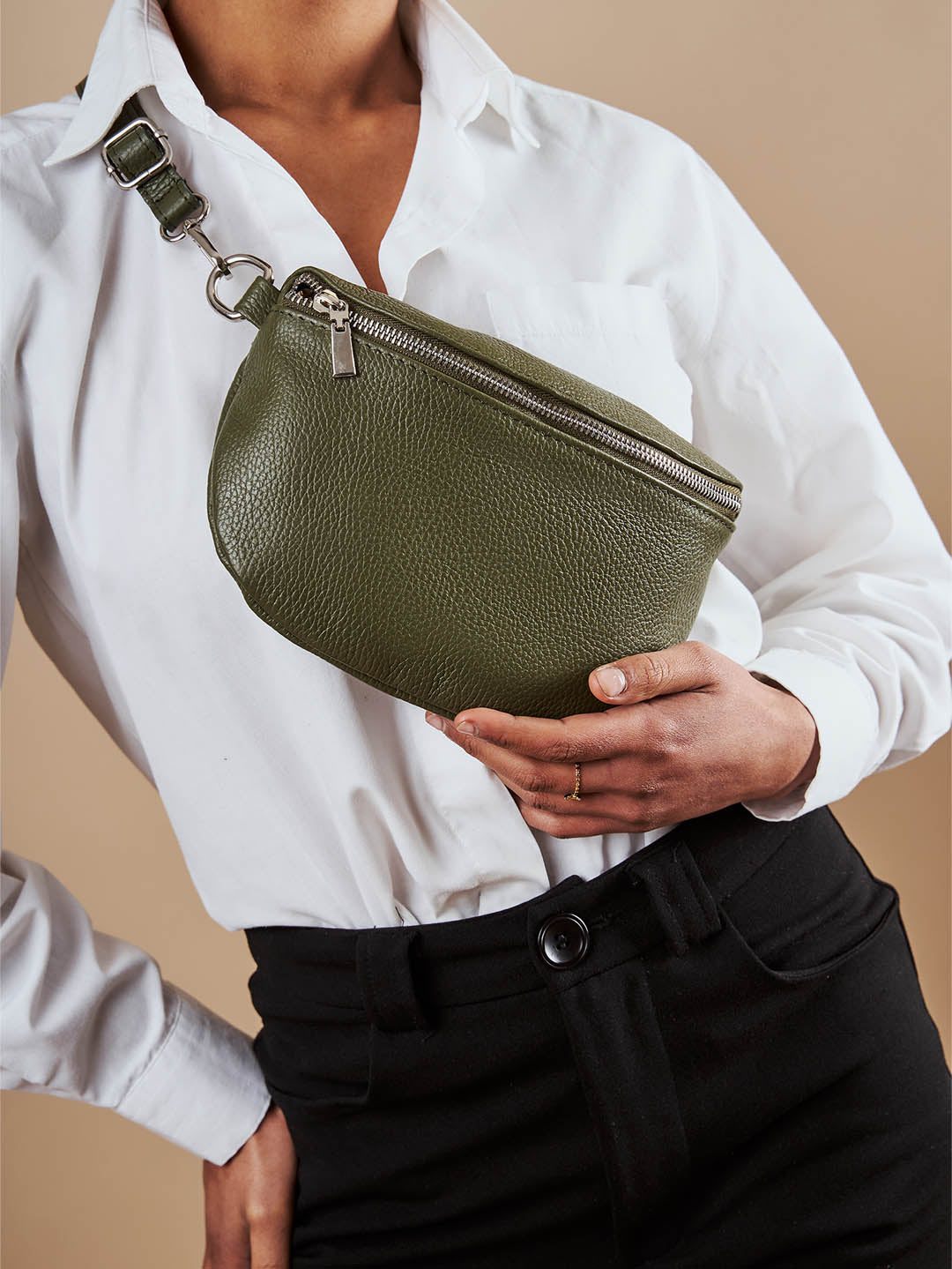 Multi-Way Leather Crossover