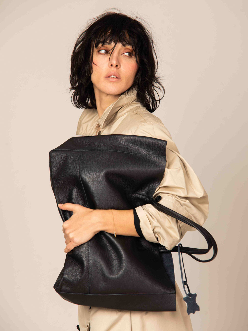 Classic 100% Leather Tote