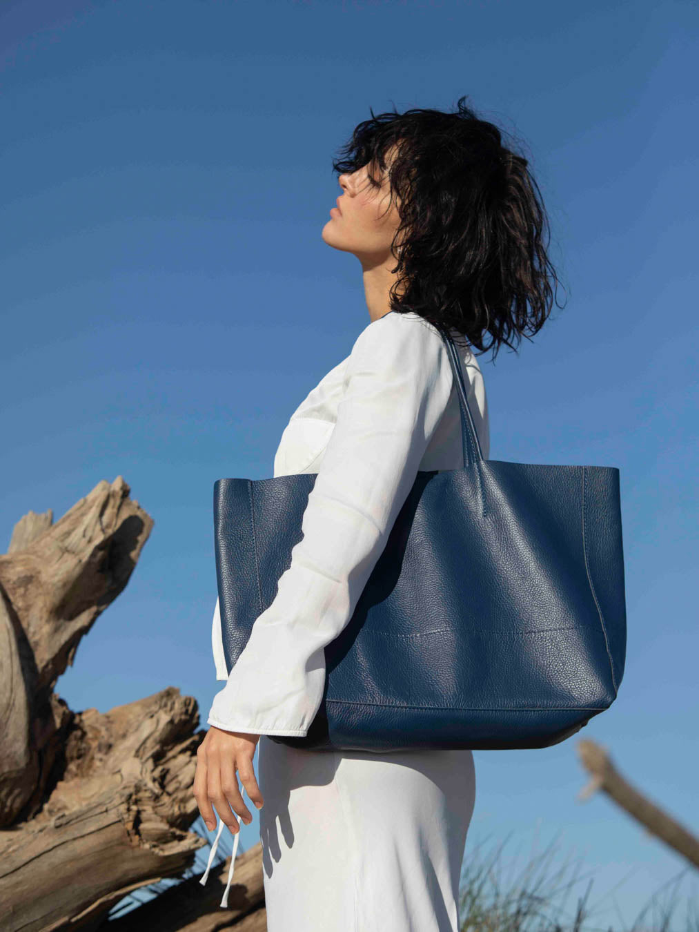 Classic 100% Leather Tote