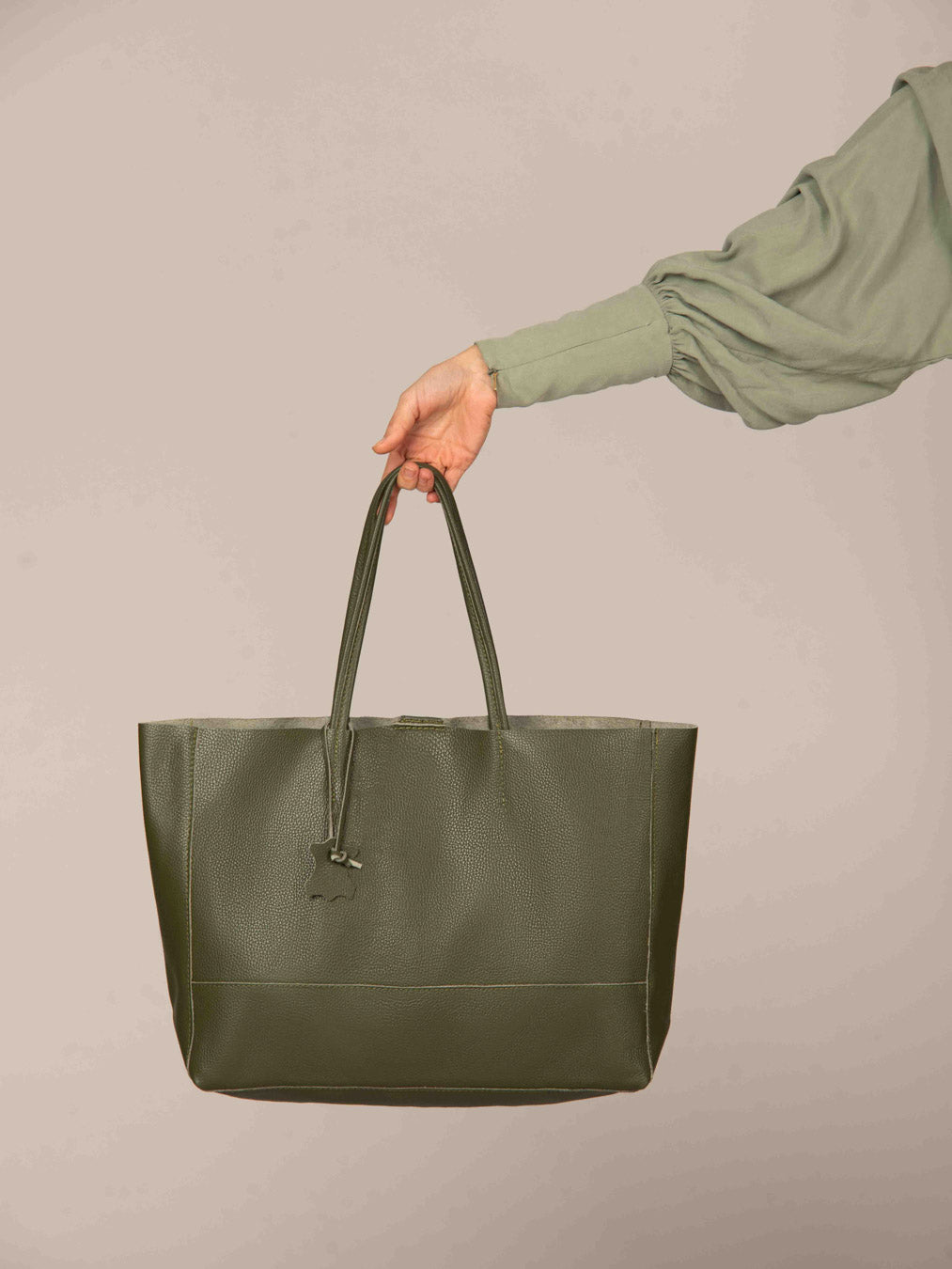 Classic 100% Leather Tote