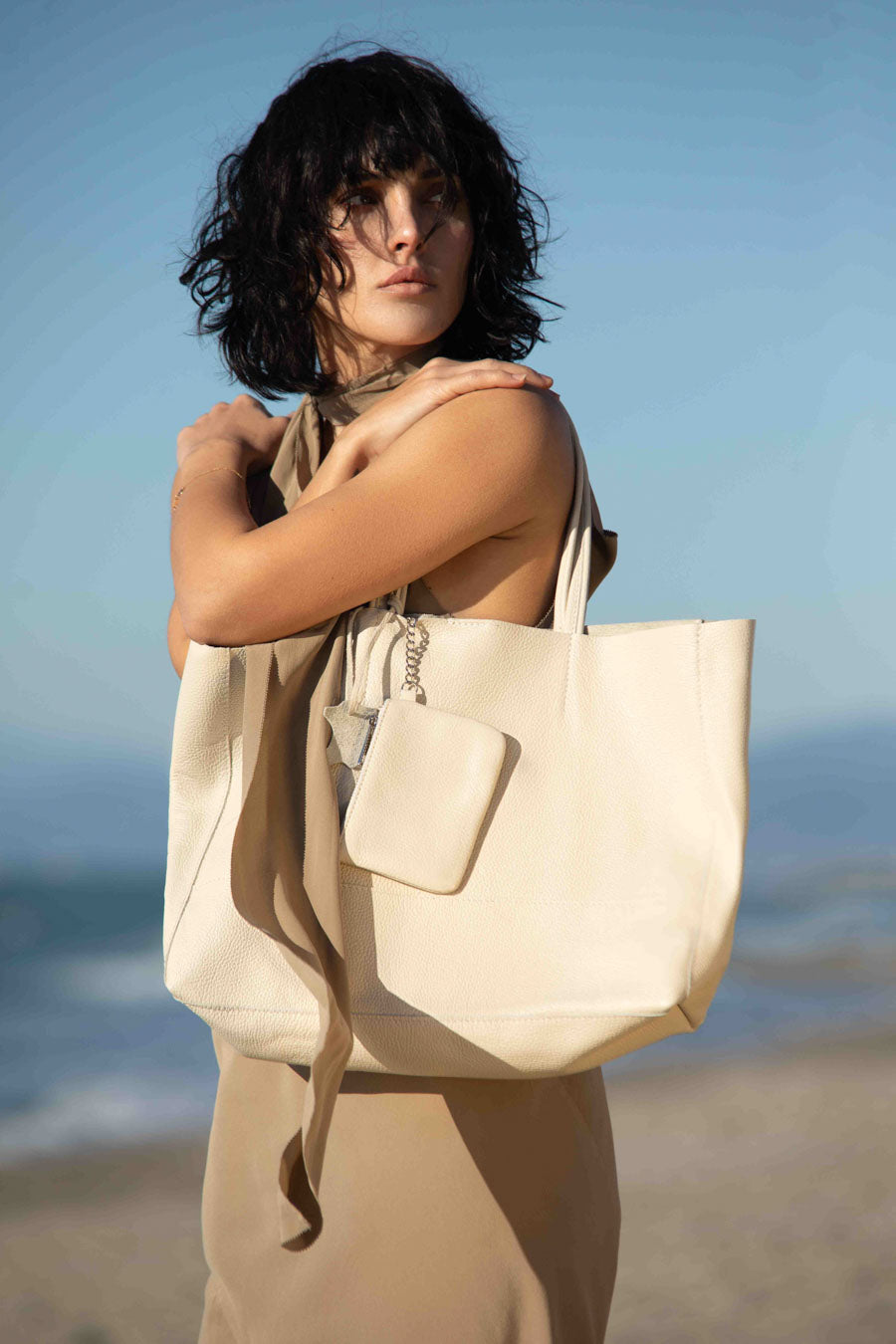 Classic 100% Leather Tote