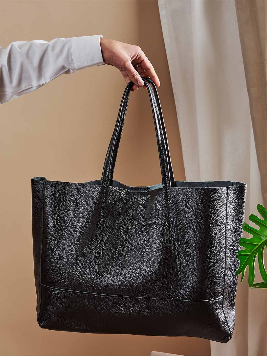 Classic 100% Leather Tote