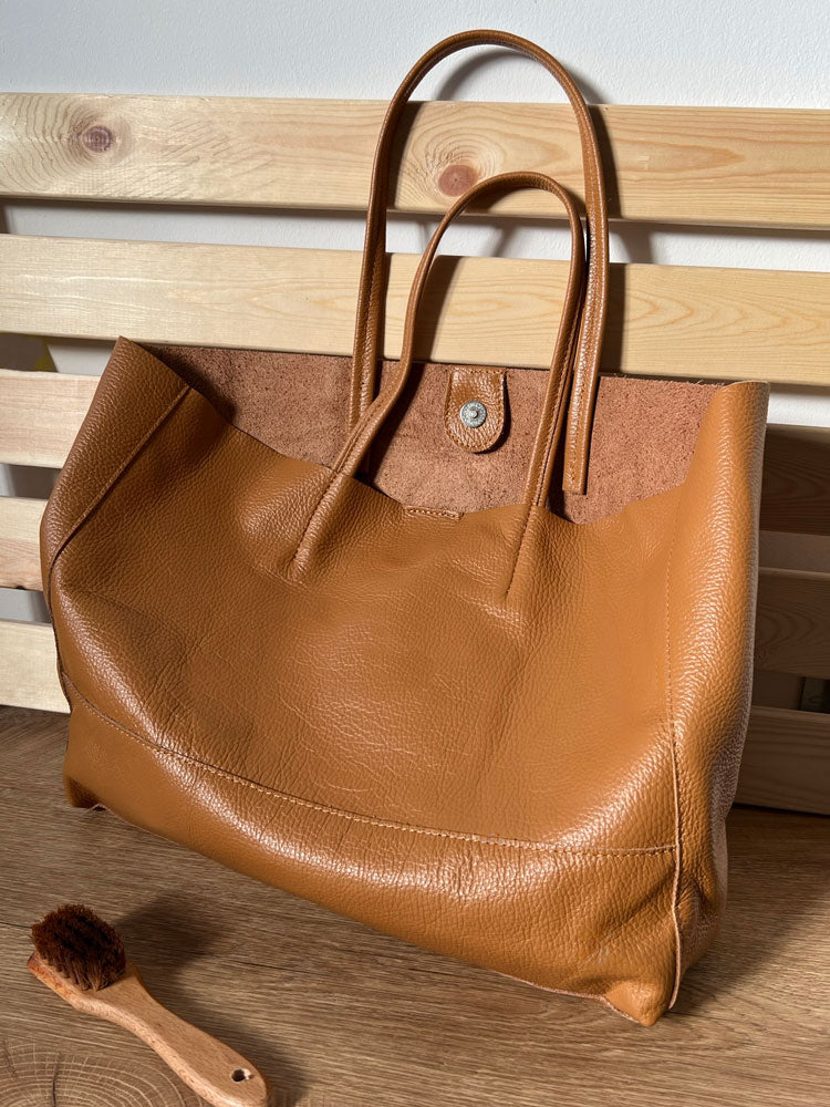 Classic 100% Leather Tote