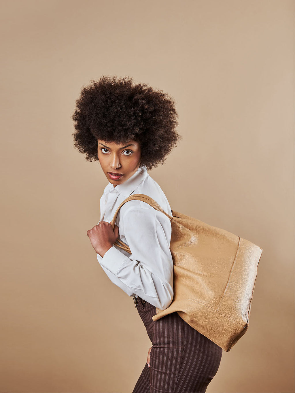 Classic 100% Leather Tote